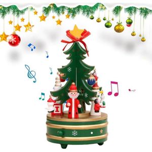 BOITE À MUSIQUE Boîte À Musique De Noël - Décor De Table Musicale 