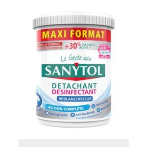 DÉTACHANT TEXTILE Sanytol détachant désinfectant blanchissante maxi 