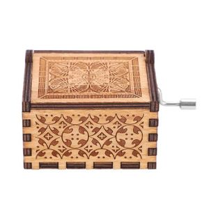 Game of Thrones Bo/îte /à Musique M/écanique en Bois Sculpt/é /à la Main Cadeau danniversaire Artisanal Hilitand Bo/îte /à Musique /à Manivelle