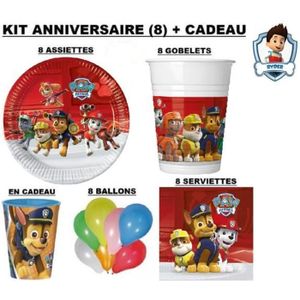 Kit Anniversaire Pat Patrouille Cdiscount