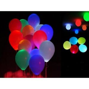 BALLON DÉCORATIF  Lot de 30 Ballons LED Anniversaire Mariage Bapteme