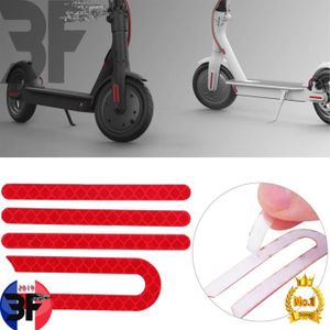 Skystuff Lot de 2 autocollants réfléchissants pour roues avant et arrière de trottinette Xiaomi Mijia M365 Skystuff Lot de 2 autocollants réfléchissants pour roues avant et arrière de trottinette Xiaomi Mijia M365