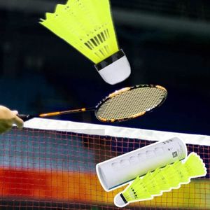 VOLANT DE BADMINTON volant en nylon badminton volant badminton à tête sphérique en fibre pour les loisirs