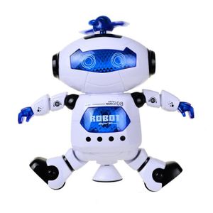 ROBOT - ANIMAL ANIMÉ BLANC - Robot Vector avec musique, Rotation de 360