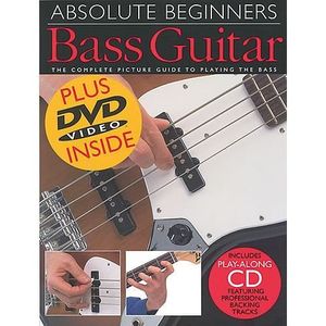 PARTITION Absolute Beginners: Bass Guitar, Recueil + CD + DVD pour Guitare basse édité par Music Sales référencé : MUSAM980958