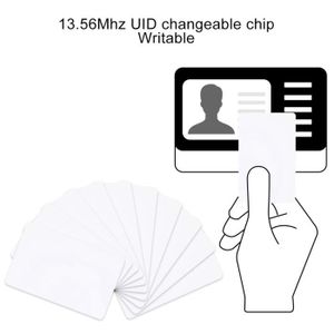 Lot de 3 badges RFID/NFC 13,56Mhz 1K avec UID modifiable compatibles MCT  Android – La Boutique de l'Atelier du Geek