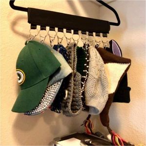 Porte-chapeau Porte-chapeau Porte-chapeau Porte-casquette Organisateur de  chapeau Crochets de suspension, supports de rangement pour casquettes de  baseball, support de rangement pour salle de bain, porte-chapeaux adhésifs  pour mur, sans perçage, crochet de