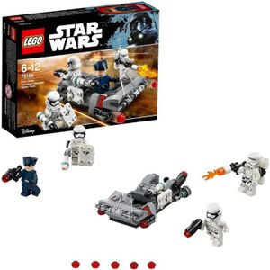 ASSEMBLAGE CONSTRUCTION Jeu de Construction - LEGO - Speeder de transport du Premier Ordre - 117 pièces - Star Wars