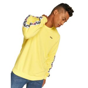 sweat fila homme jaune