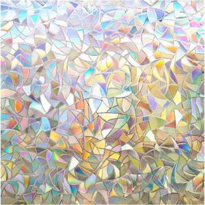 Film Pour Fenêtre Dépoli Motif Arc-en-ciel 3D 45x2000 Cm PVC | Leroy Merlin