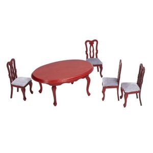 UNIVERS MINIATURE VINGVO chaise de table miniature Ensemble de chais