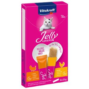 FRIANDISE Vitakraft Jelly Lovers Poulet/Dinde  | 6x15 gr