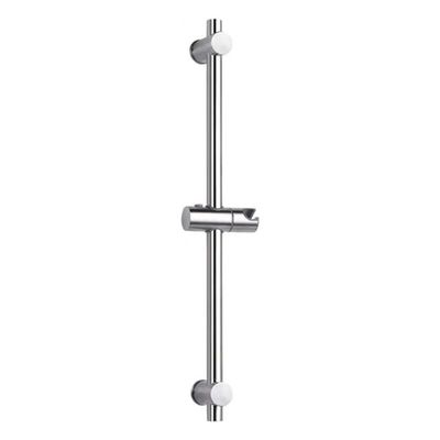 Lot de 3 patères de porte acier inoxydable (H7-13-19 cm) Chrome - Déco salle de bain