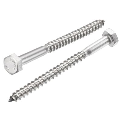 Lot De 200 Vis Auto-taraudeuses Hexagonales M3 X 6mm En Acier Carbone - Pour Bois Et Métal - Marque Uxcell