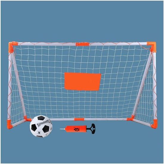 Cages De Foot Enfant NEWFUN (2 Buts) - 90x60 Cm, Pliables, Pour Jardin Et Intérieur, Avec Ballon Et Pompe