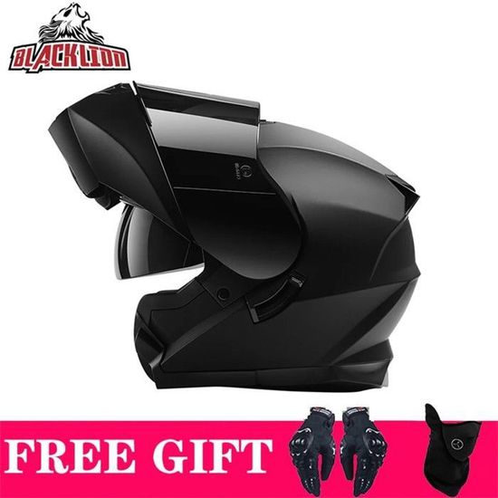 Casque Motocross Enfant + Lunettes Masque Gants - Casque Intégral VTT Enduro Karting