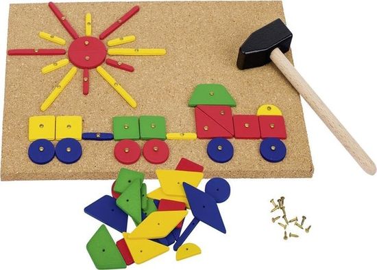 Banc à Marteler Goki – Ferme En Bois – Jouet D'éveil Motricité – Durable Et Sensoriel Pour Enfants