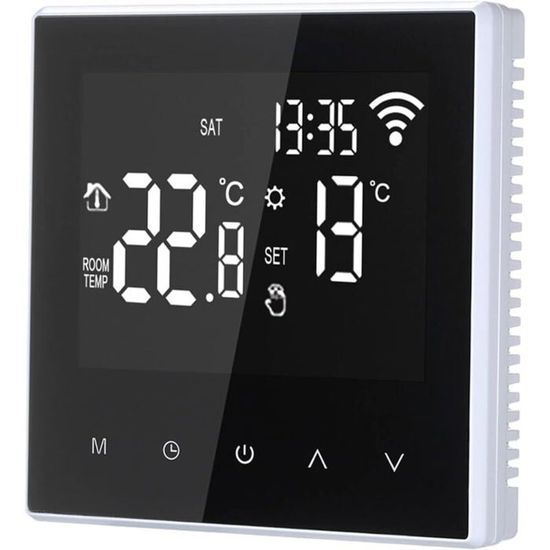 Tuya-thermostat Intelligent électrique 16A, Chauffage électrique, Modèle Wifi Compatible Google Home Alexa - Bricolage