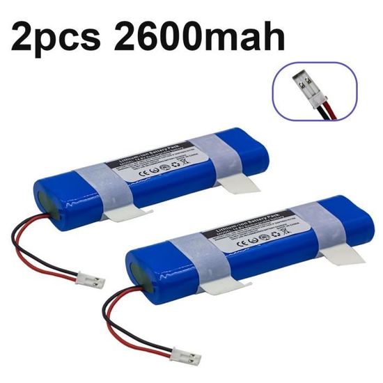 CS-ECR131VX Batteries 2600Ah Copatible Avec [ILIFE] A4, A4S, A4s Pro