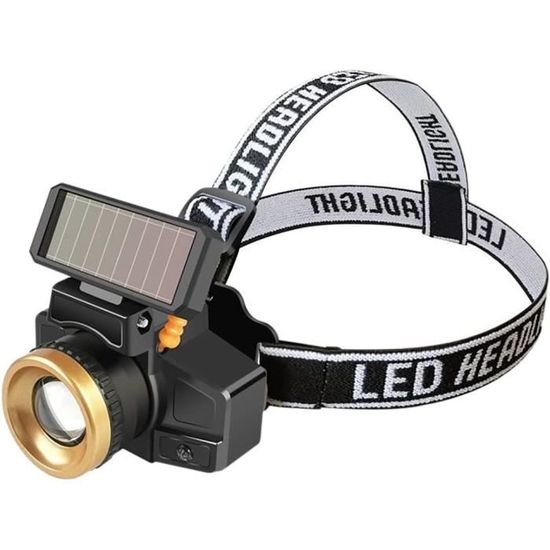 Lampe Frontale Led Solaire D