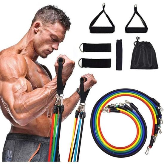 Set De 4 Bandes élastiques De Résistance Fitness - Pour Exercices Jambes, Yoga Et Tractions
