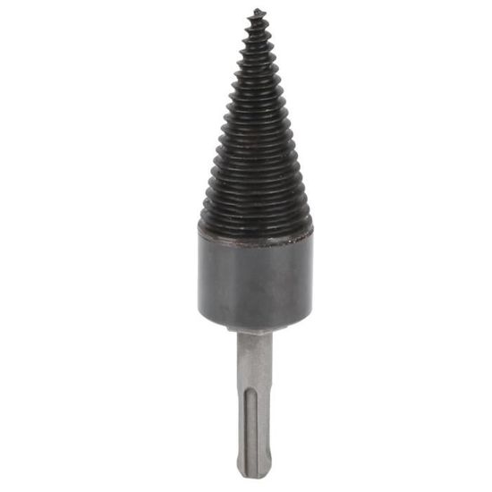 Fendeur De Bûches à Cône Vissable - Poinçon Conique En Acier Pour Bois De Chauffage, Tige Ronde 42mm