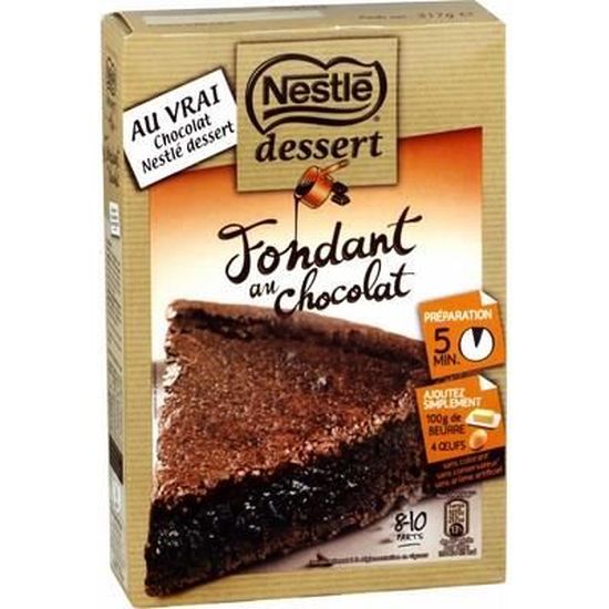 NESTLE Préparation pour Fondant au chocolat - 317 g