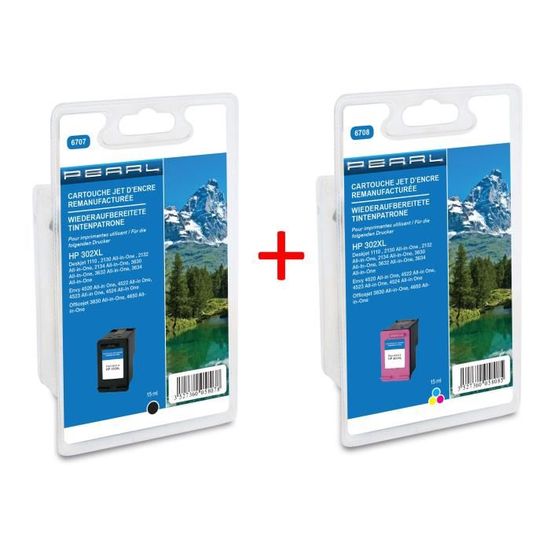 Cartouches D'encre Compatibles HP 45 XL & HP 78 XL - Noir Et Couleurs - Garantie 1 An