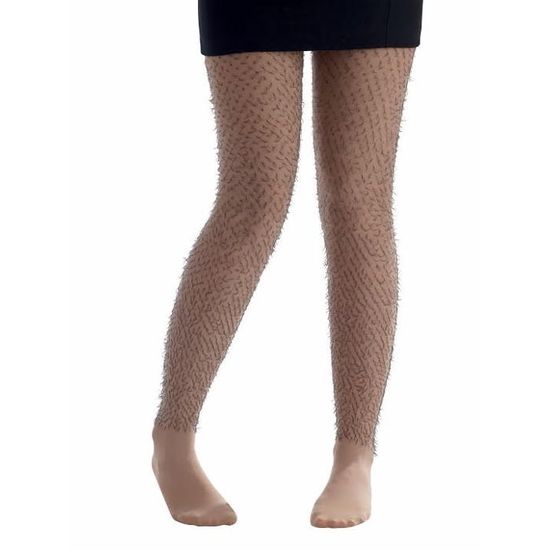 Collants Chair 60 DEN avec Faux Poils - déguiz-fêtes