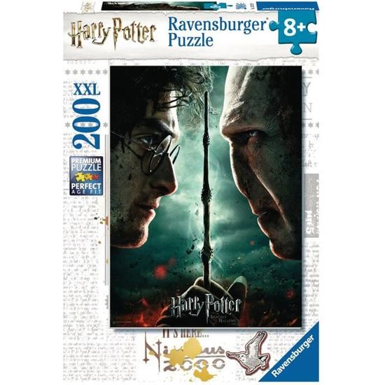 Puzzle Harry Potter vs Voldemort 200 pièces XXL - Ravensburger - Pour enfants dès 8 ans