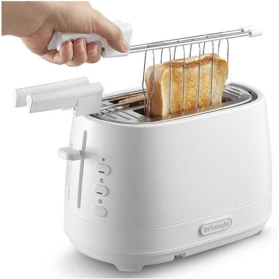 Tostadora De Longhi Ctlap2203.r 2 Rebanadas Color Rojo 550 W con