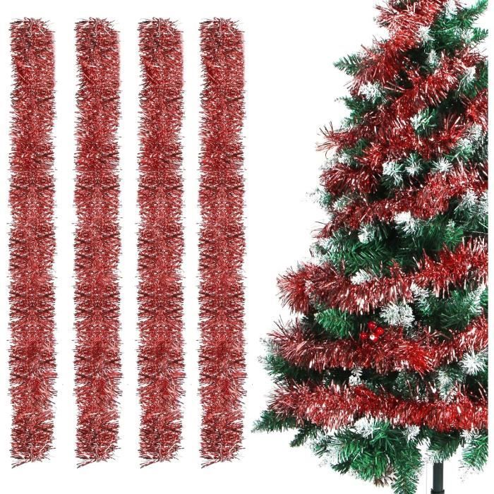 Guirlande de Noel Sapin,4pcs Guirlande de Noël,Guirlande Sapin 2m