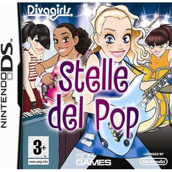 Jeu DS Diva Girls Stars Du Pop Nintendo DS Pour enfants à partir de En boîte