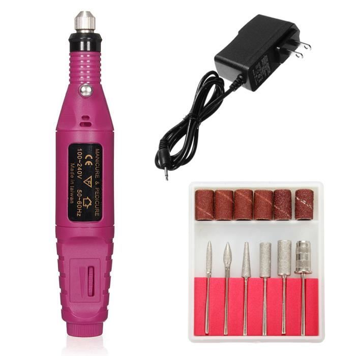 Coupeur de polonais de gel d'outils de pédicure de manucure électrique d'outil de foret électrique