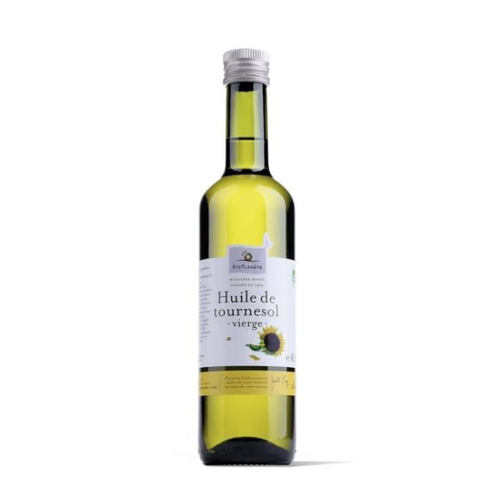 BIOPLANETE - HUILE DE TOURNESOL VIERGE 500ML