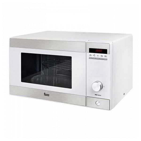 Micro-ondes 23 L 800W Blanc - Plateau tournant et décongelation et rechauffer
