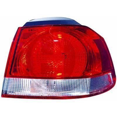 2215091 Feu arriere gauche ( cote conducteur) pour VW Golf 6 de 2008 a 2012 Look Origine , partie exterieur
