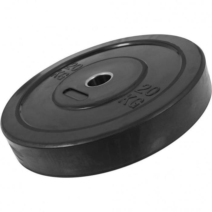 Poids Disques en Caoutchouc avec Absorbeur de choc – bumper plates de 20 KG