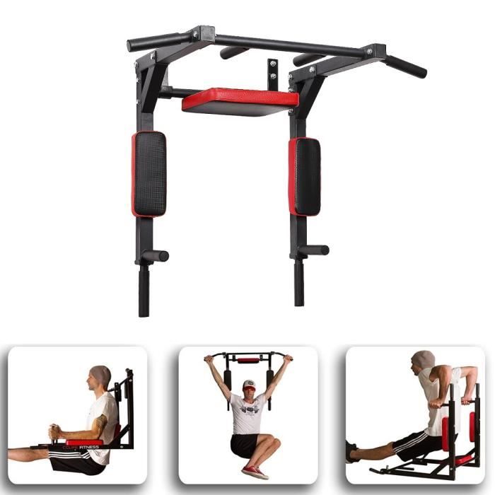 YOU. Barre de Traction Mural: 8 positions de prise, fitness domicile