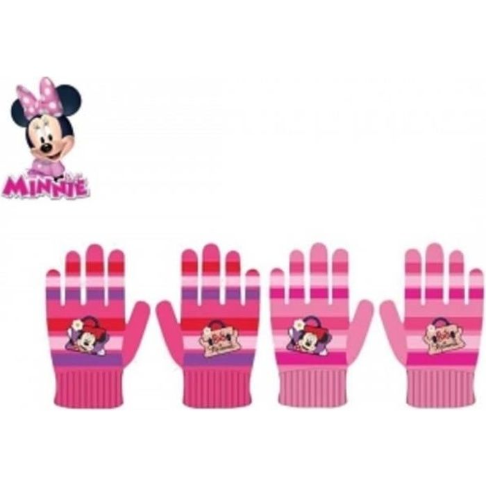 MINNIE GANTS ENFANTS TAILLE UNIQUE.DIFFERENTS MODELES AVEC ENVOI ALEATOIRE.