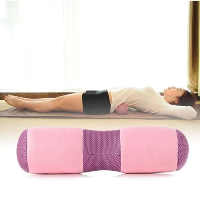 3PACK 37cm Yoga Taille Cou Dos Oreiller Rebond Tissu Respirant Mémoire Mousse Oreiller Cervical Santé Soins Douleur Libé HH10967