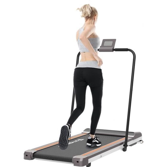 Citysports Tapis de course Electrique Tapis de marche Tapis de course Pliable 1-6km/h Moteur 500 W Écran LCD Avec accoudoir