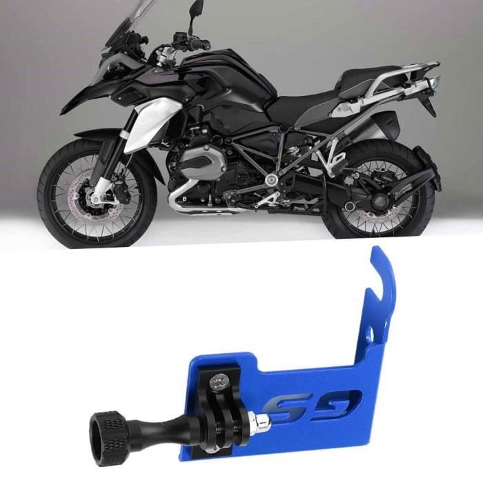 Support de montage de caméra de moto en métal support antivol adapté pour R1200GS LC(bleu )-GOL