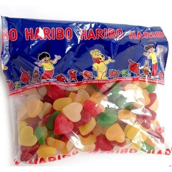 Haribo cœurs tendres colorés, guimauve, 1kg