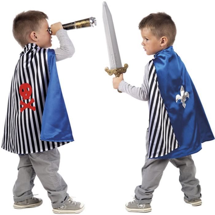 Cape Réversible Pirate et Chevalier - Enfant
