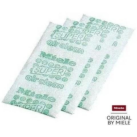 MIELE 3944711 - 3 filtres SF-SAC-30 Air-Clean - Filtre d'évacuation multicouche