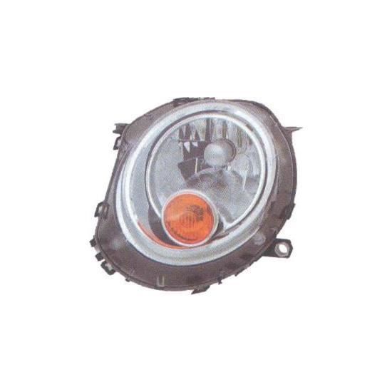 Phare optique avant gauche pour MINI R56/R57 de 2011 à 2014, ONE/COOPER, H4, orange, Neuf.
