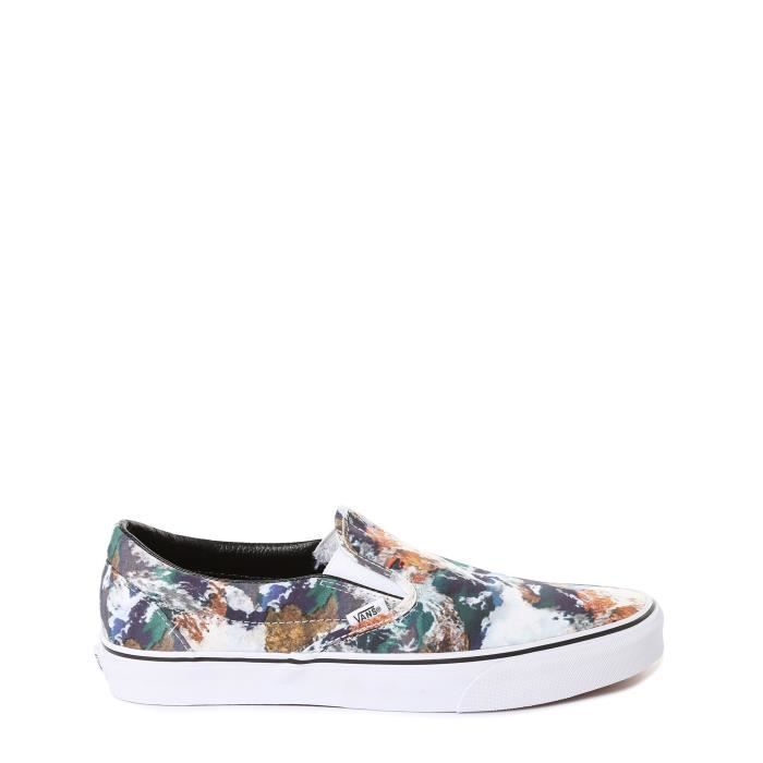 Basket VANS_Fashion - Mode U CLASSIC SLIP-ON (EARTH) BLUE-TR_unisexe