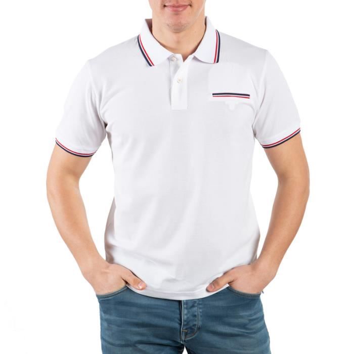 Gant Homme Polo Manche Courte Blanc
