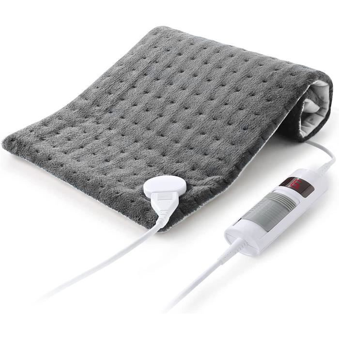 NAIPO Spa pour pieds avec bulles chauffants contrôle de la température et 4 rouleaux,fonction 3 en 1 GRIS